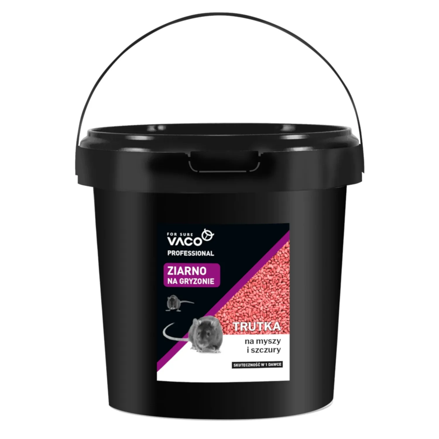 VACO PROFESSIONAL GRAIN FOR MICE AND RATS (BUCKET) 5 KG