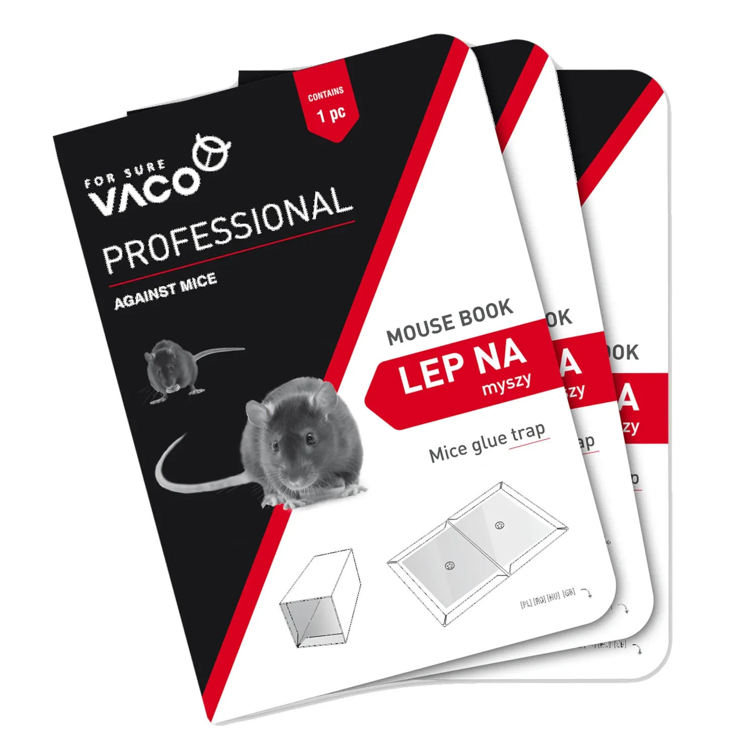 VACO PROFESSIONAL MOUSEBOOK – STICKY TRAP FOR MICE