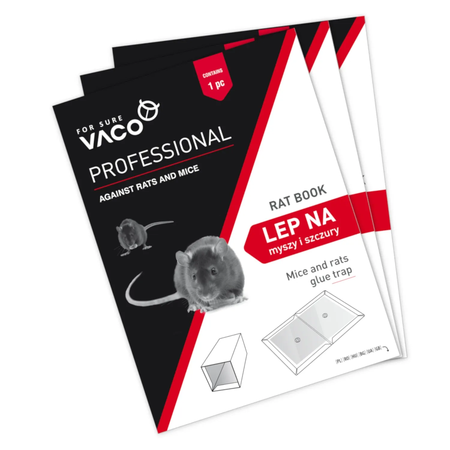 VACO PROFESSIONAL RATBOOK – TRAP FOR MICE AND RATS